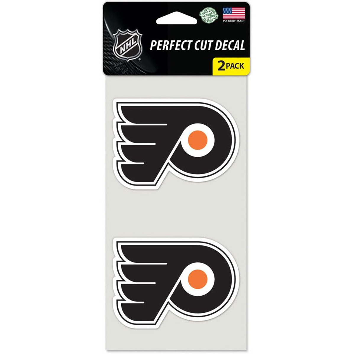 Philadelphia Flyers Set of 2 Die Cut Decals