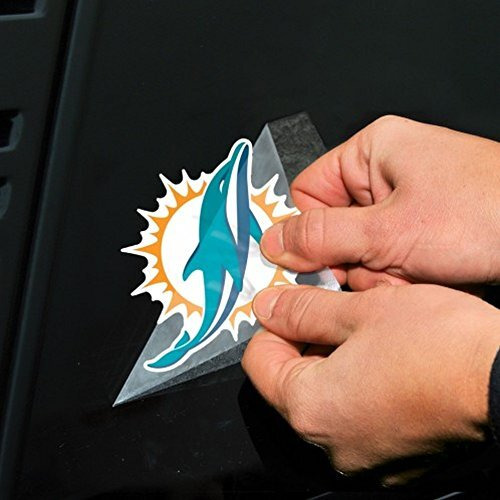 Miami Dolphins Decal 4x4 Perfect Cut Color