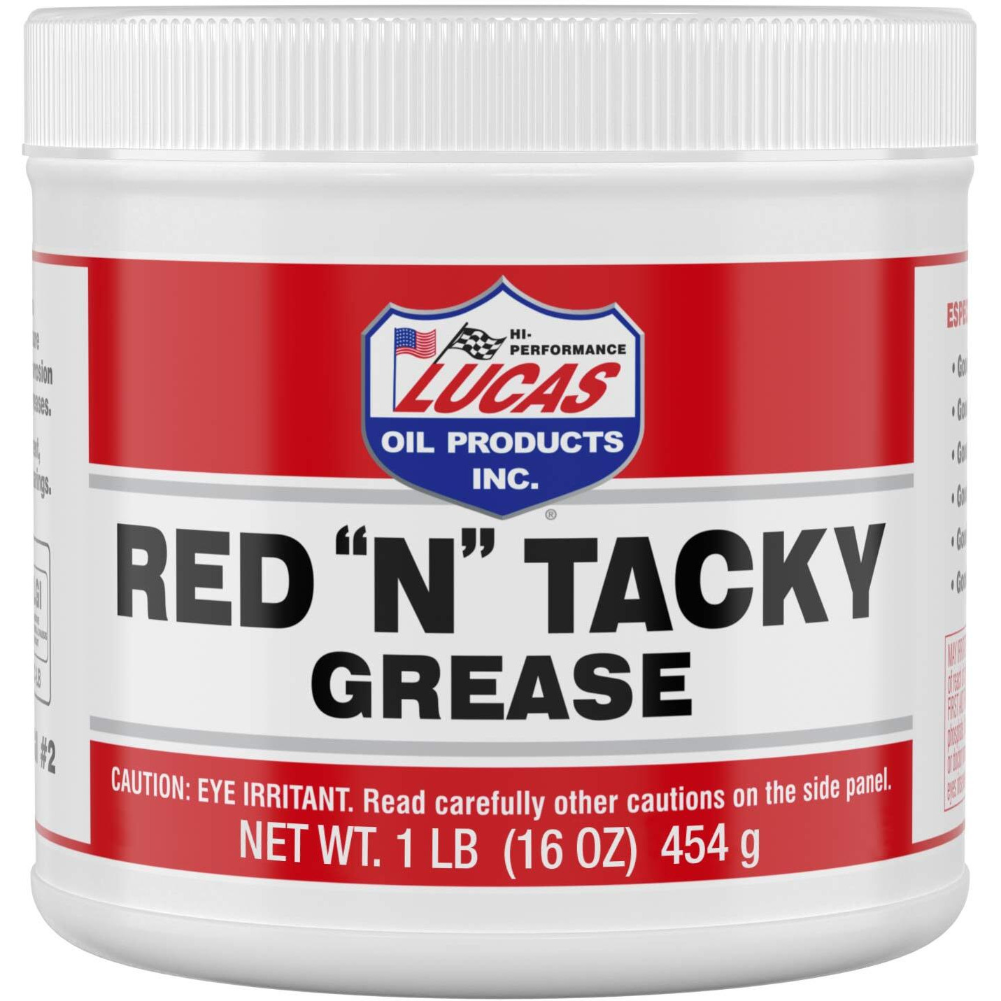 Lucas Oil Red N Tacky Grease 1lb Tub
