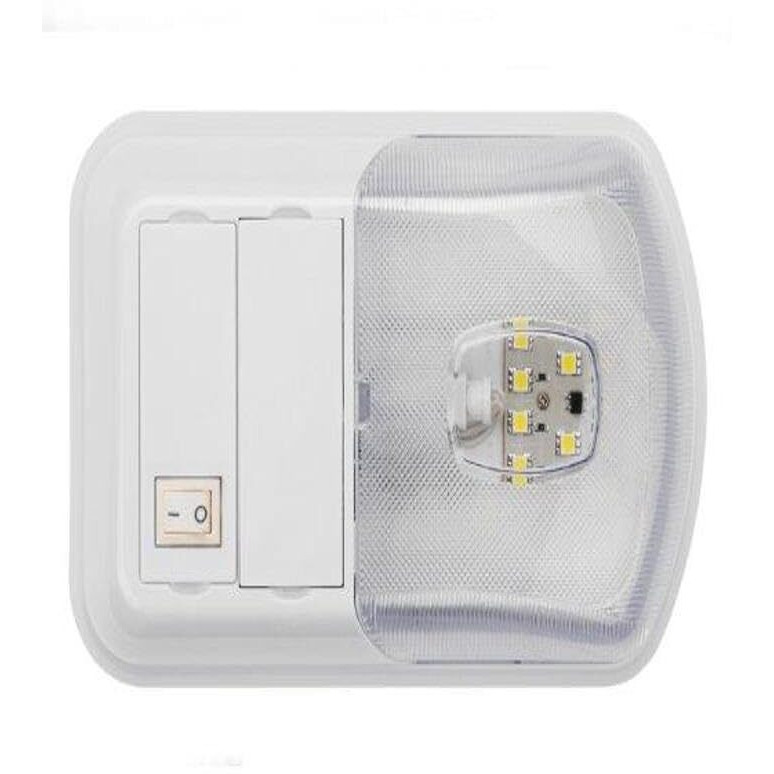 AP Products 016-BL3002 Interior Single Dome Light with LED Bulb