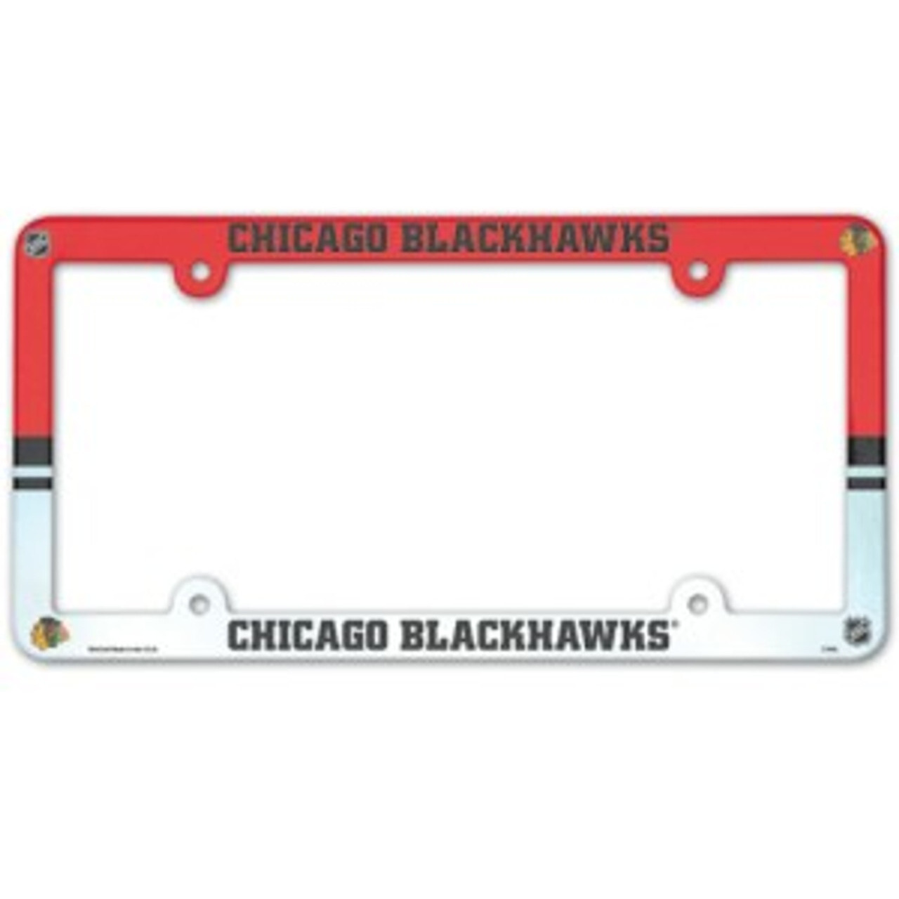 Chicago Blackhawks License Plate Frame - Full Color