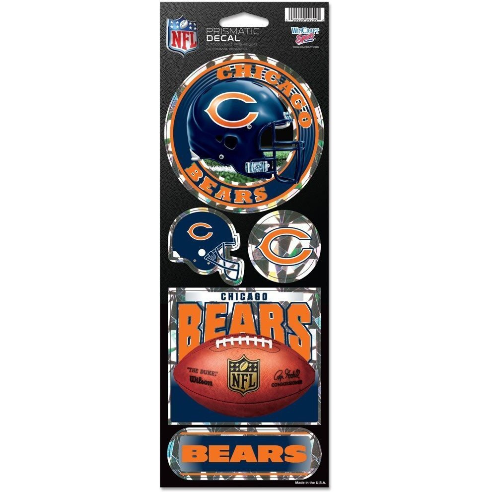 Chicago Bears Stickers Prismatic