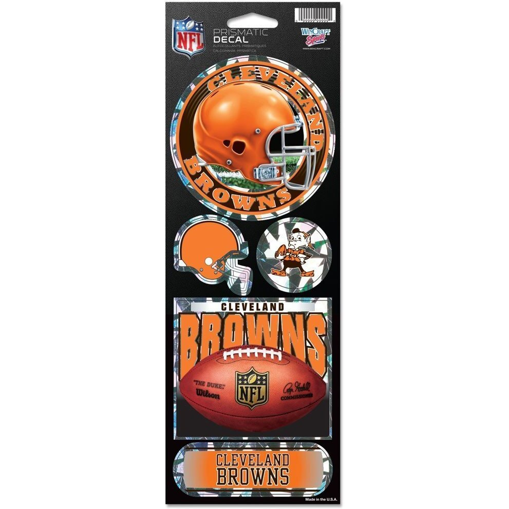Cleveland Browns Stickers Prismatic
