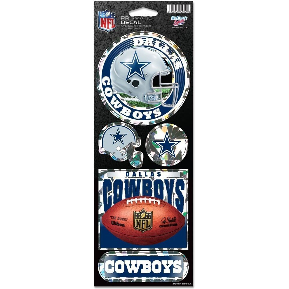 Dallas Cowboys Stickers Prismatic