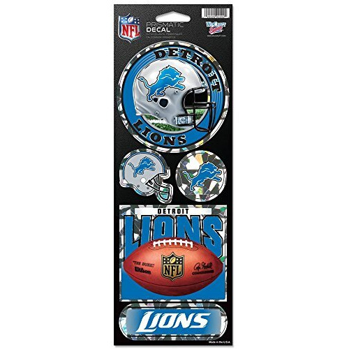 Detroit Lions Stickers Prismatic