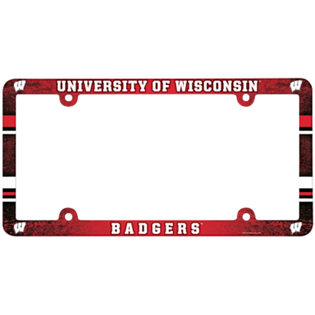 Wisconsin Badgers License Plate Frame - Full Color