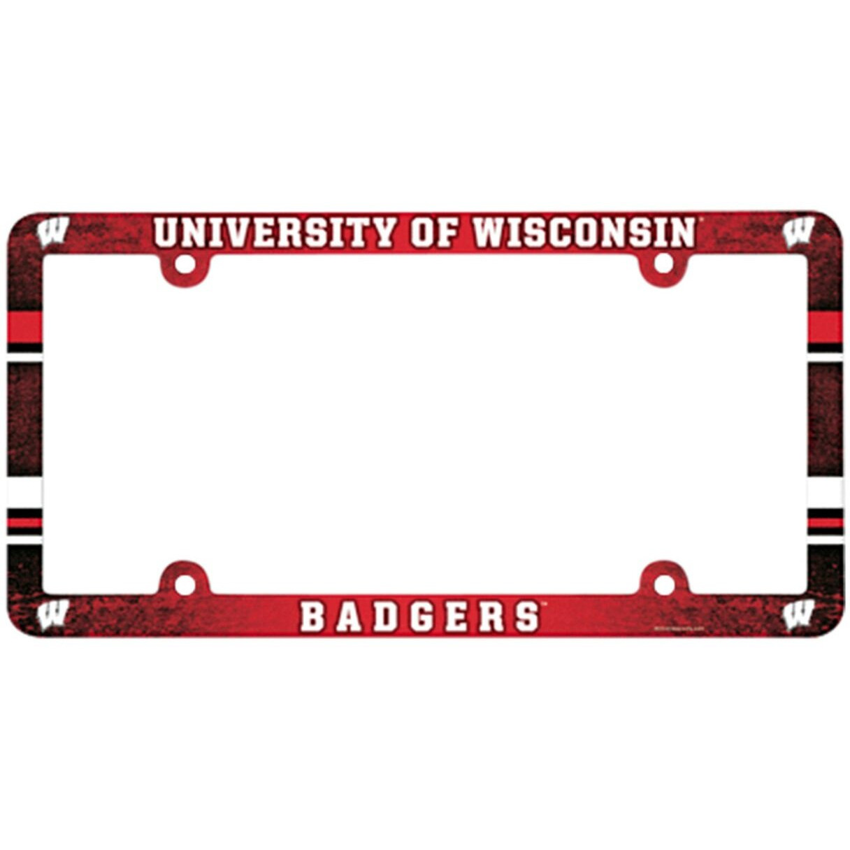 Wisconsin Badgers License Plate Frame - Full Color