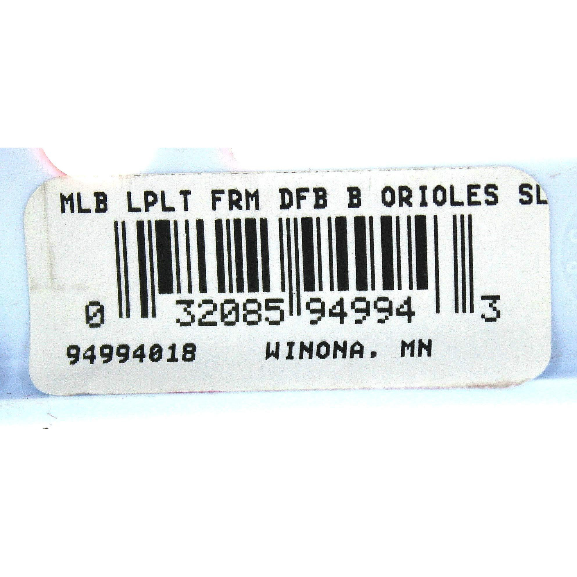 Baltimore Orioles License Plate Frame - Full Color