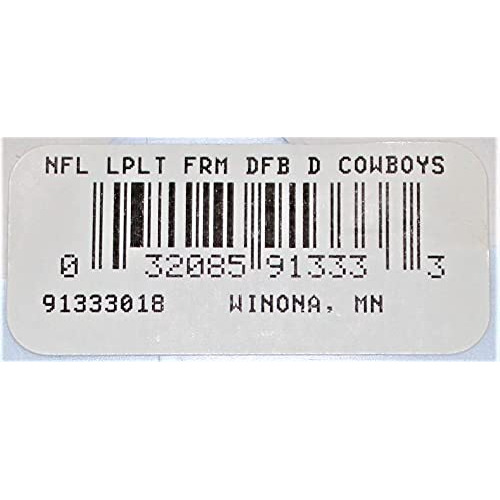 Dallas Cowboys License Plate Frame Plastic Full Color Style