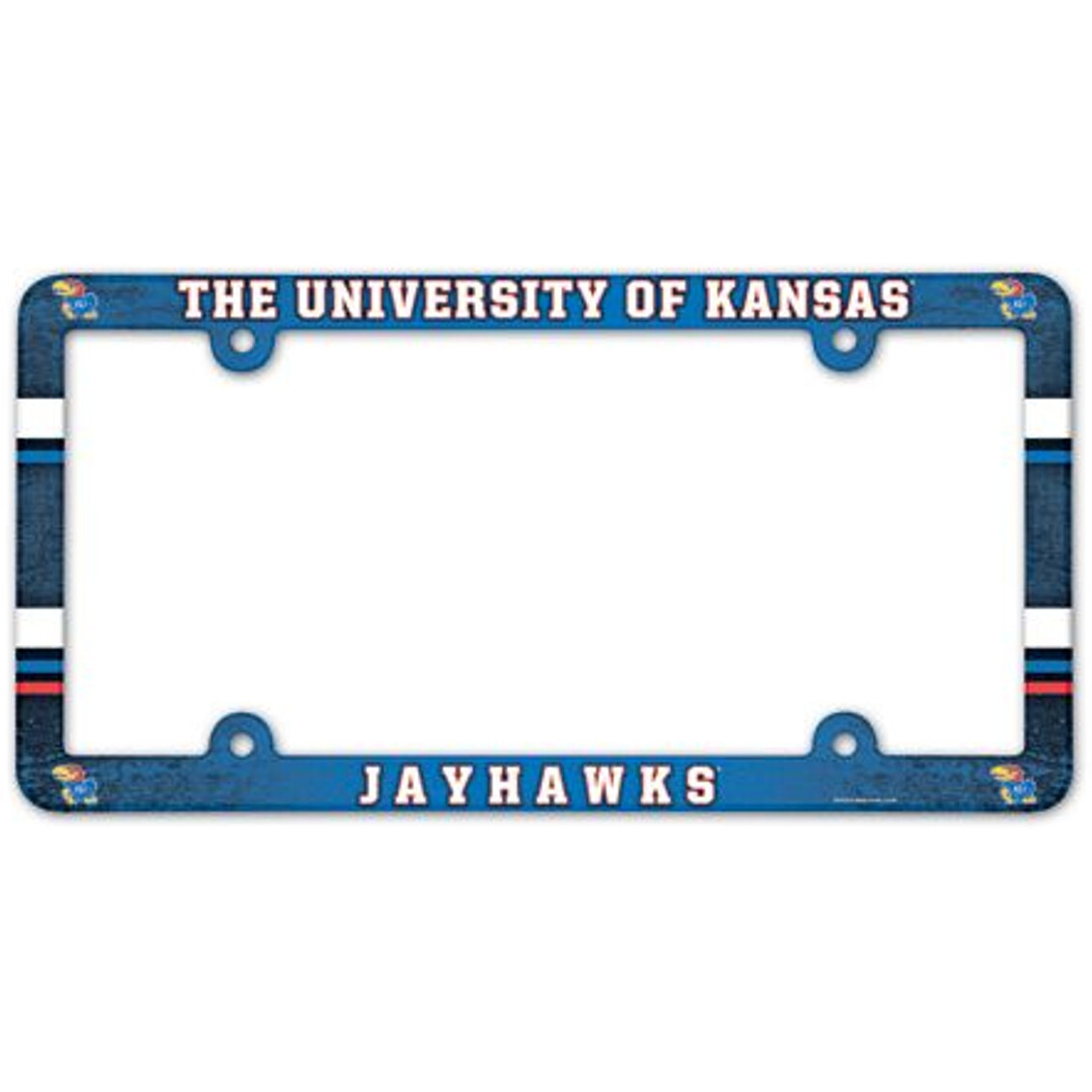 Kansas Jayhawks License Plate Frame - Full Color