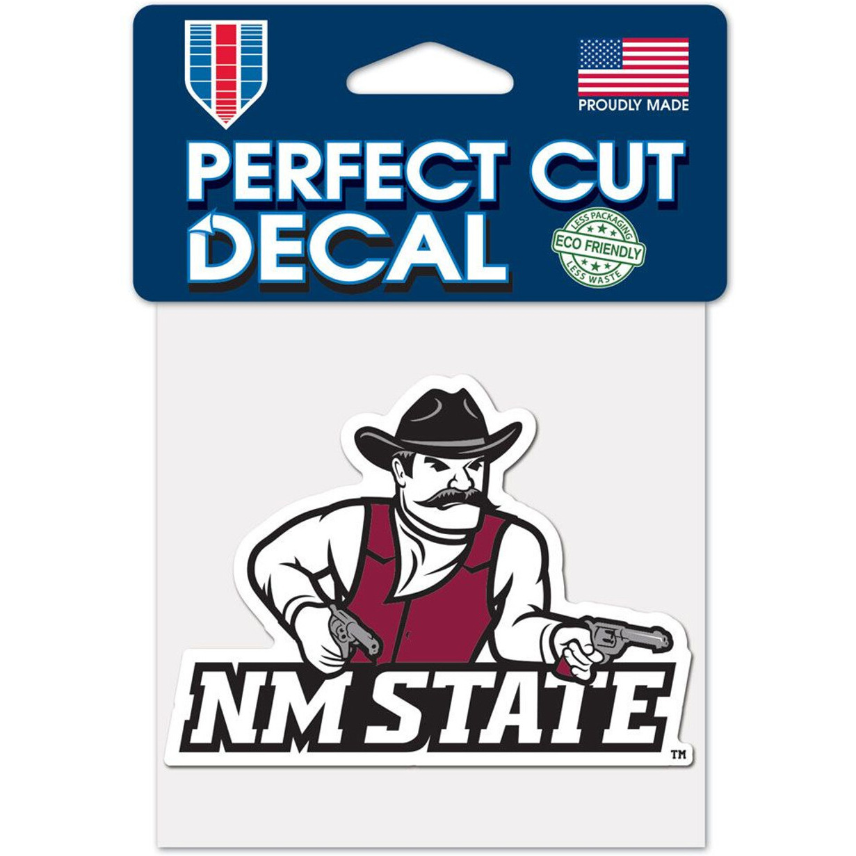 New Mexico State Aggies Decal 4x4 Perfect Cut Color