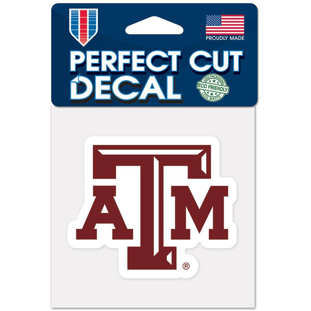 Texas A&M Aggies Decal 4x4 Perfect Cut Color