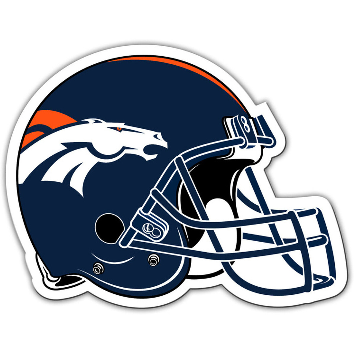 Denver Broncos Magnet Car Style 8 Inch CO