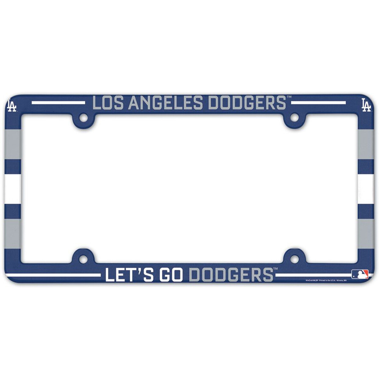 Los Angeles Dodgers License Plate Frame - Full Color
