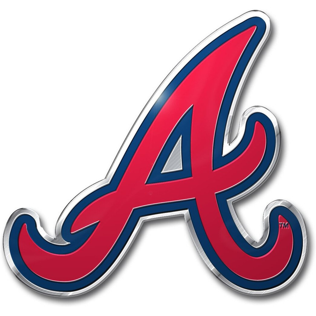 Atlanta Braves Auto Emblem Color
