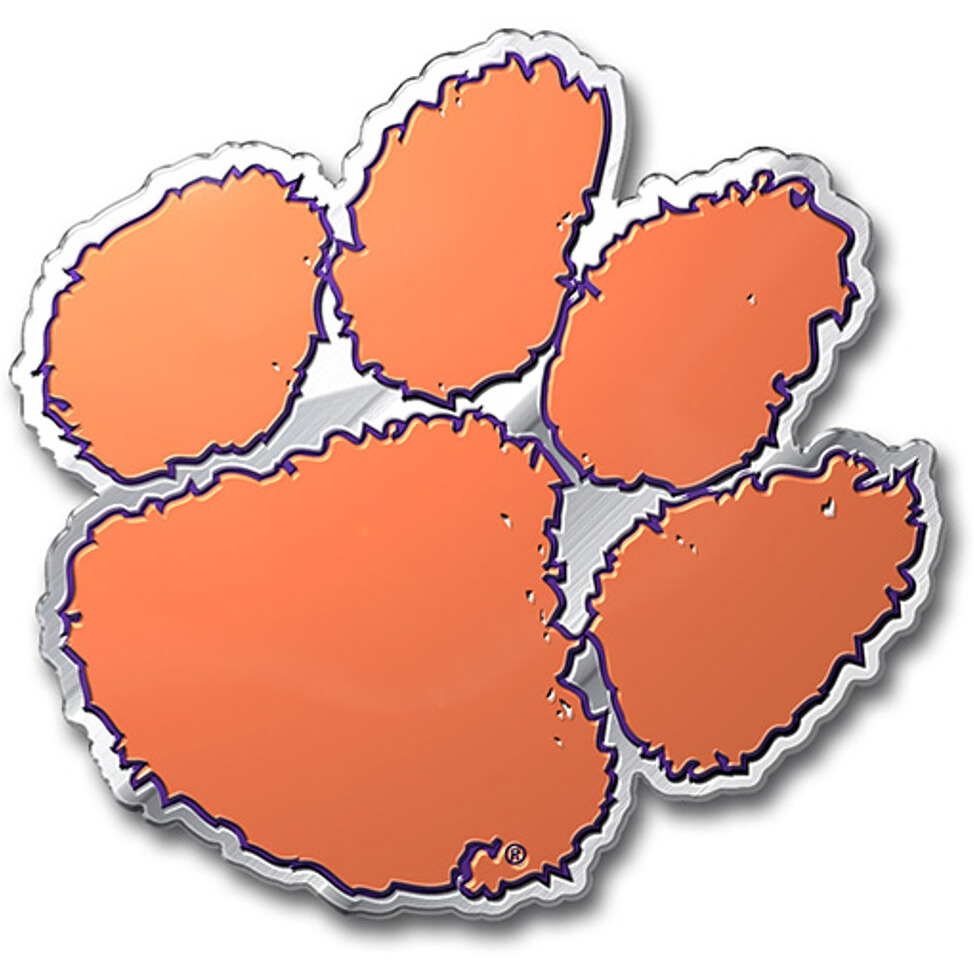 Clemson Tigers Auto Emblem - Color