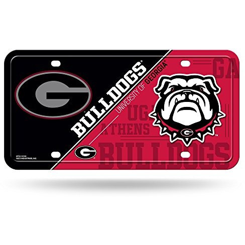 Georgia Bulldogs License Plate Metal