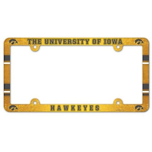 Iowa Hawkeyes License Plate Frame - Full Color