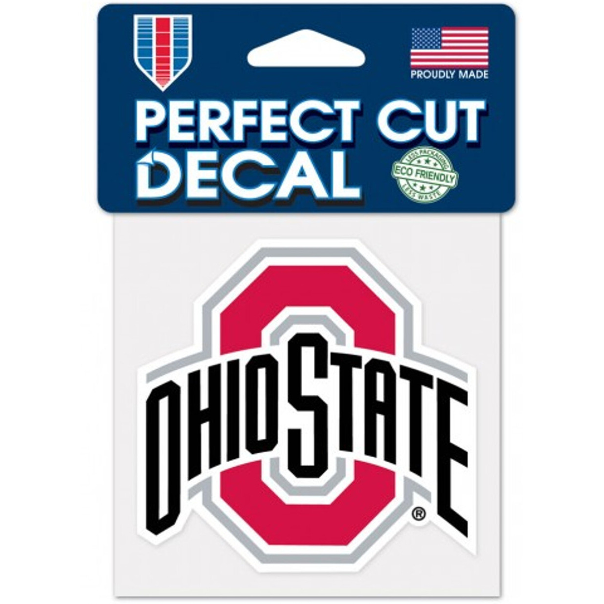 Ohio State Buckeyes Decal 4x4 Perfect Cut Color