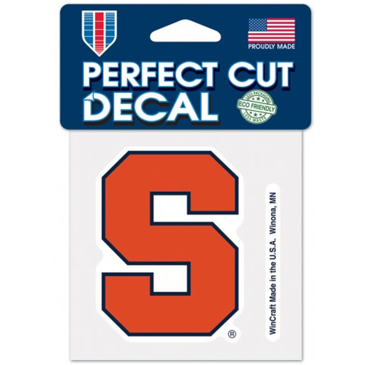 Syracuse Orange Decal 4x4 Perfect Cut Color