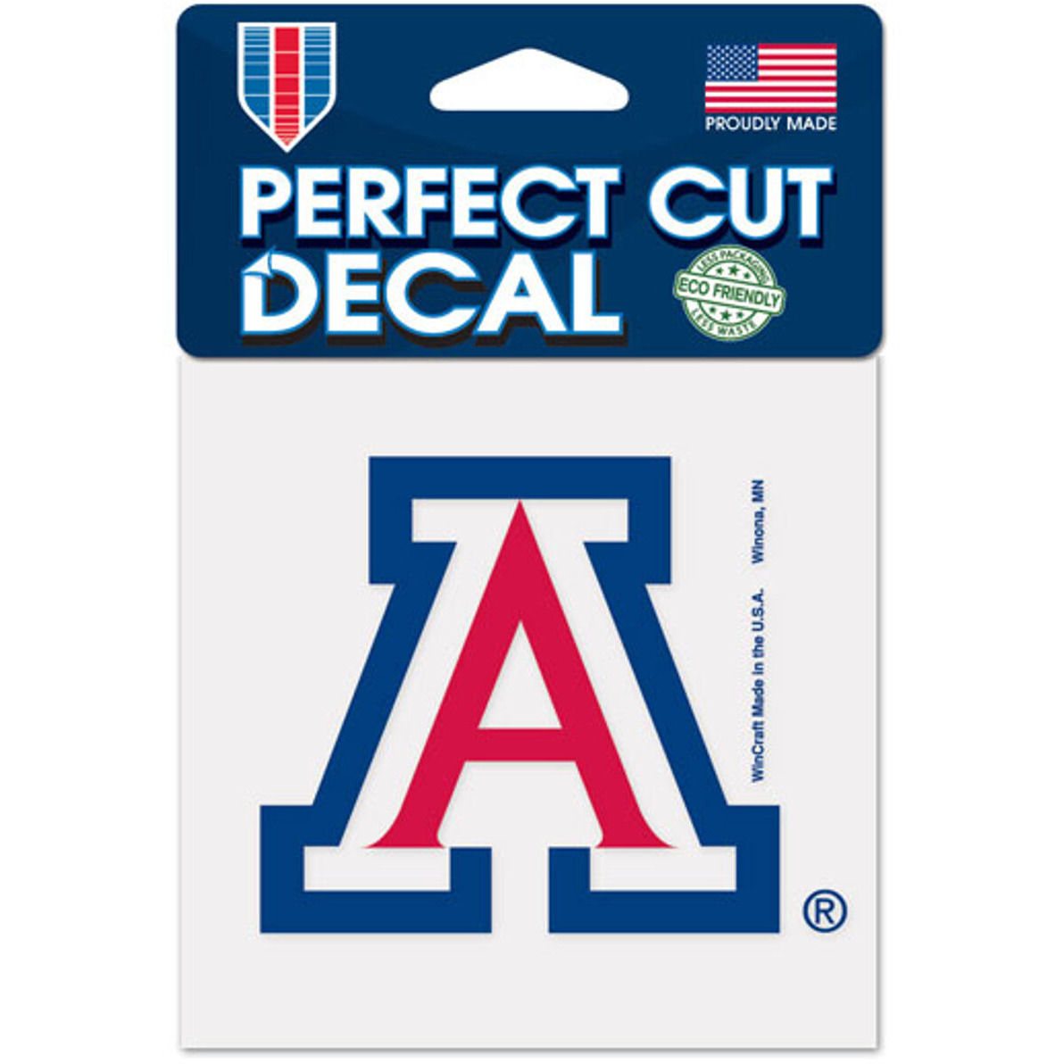 Arizona Wildcats Decal 4x4 Perfect Cut Color