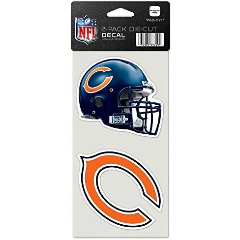 Chicago Bears Set of 2 Die Cut Decals
