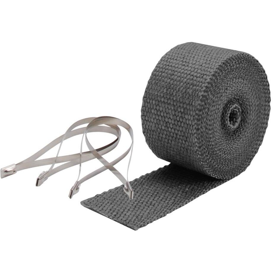 Design Engineering Pipe Wrap & Locking Ties Kit - Black - 2 In X 25 Ft