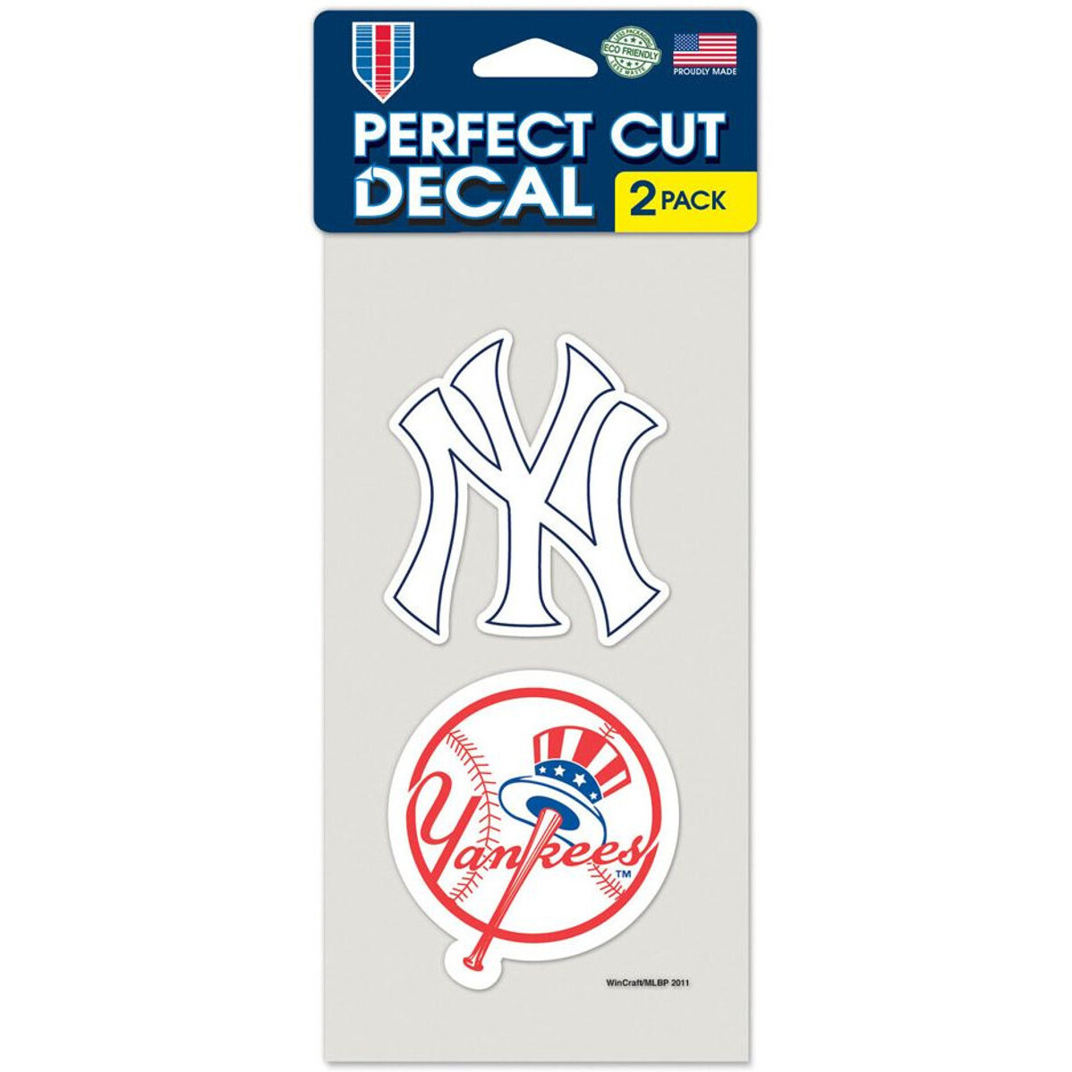 New York Yankees Set of 2 Die Cut Decals