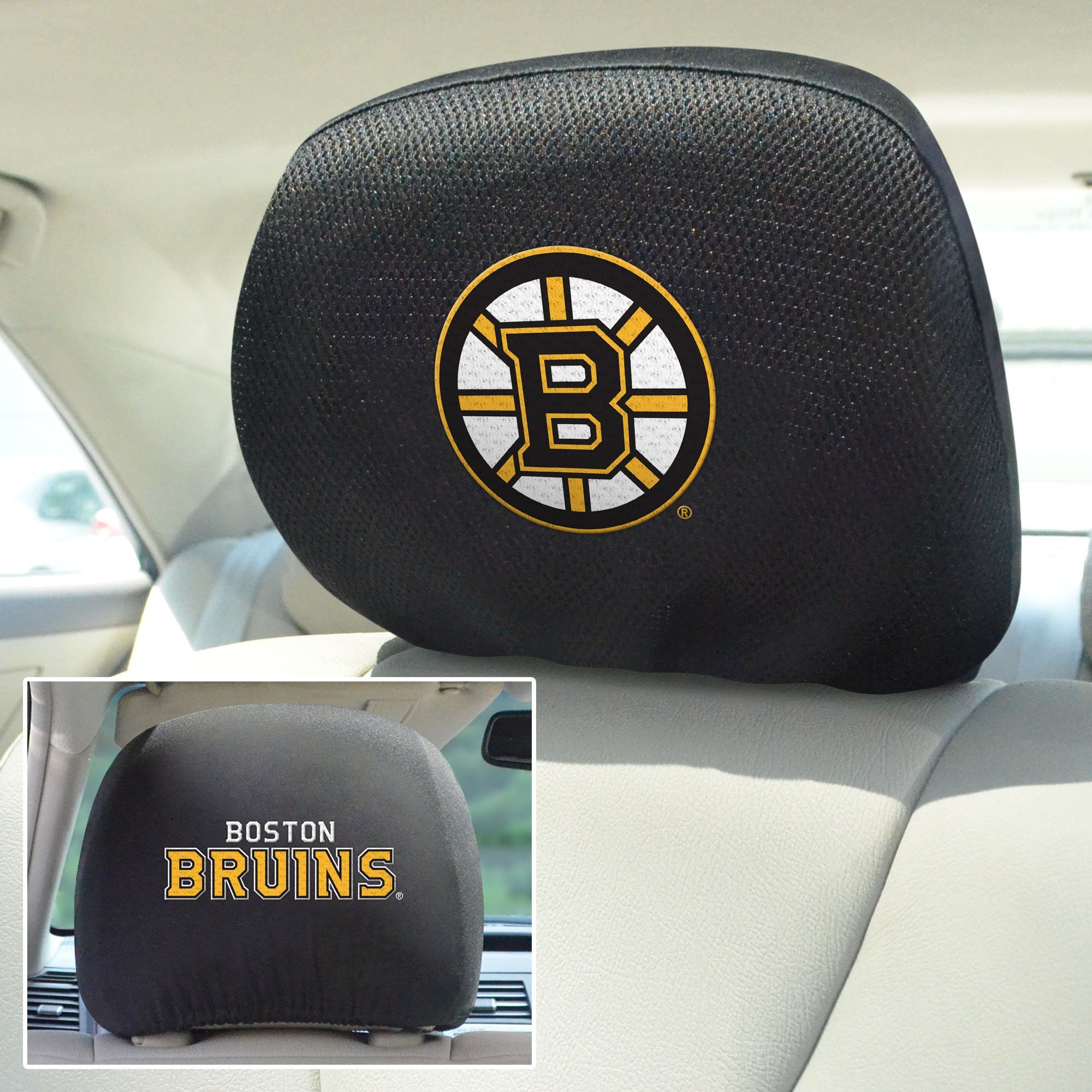 Boston Bruins Headrest Covers FanMats