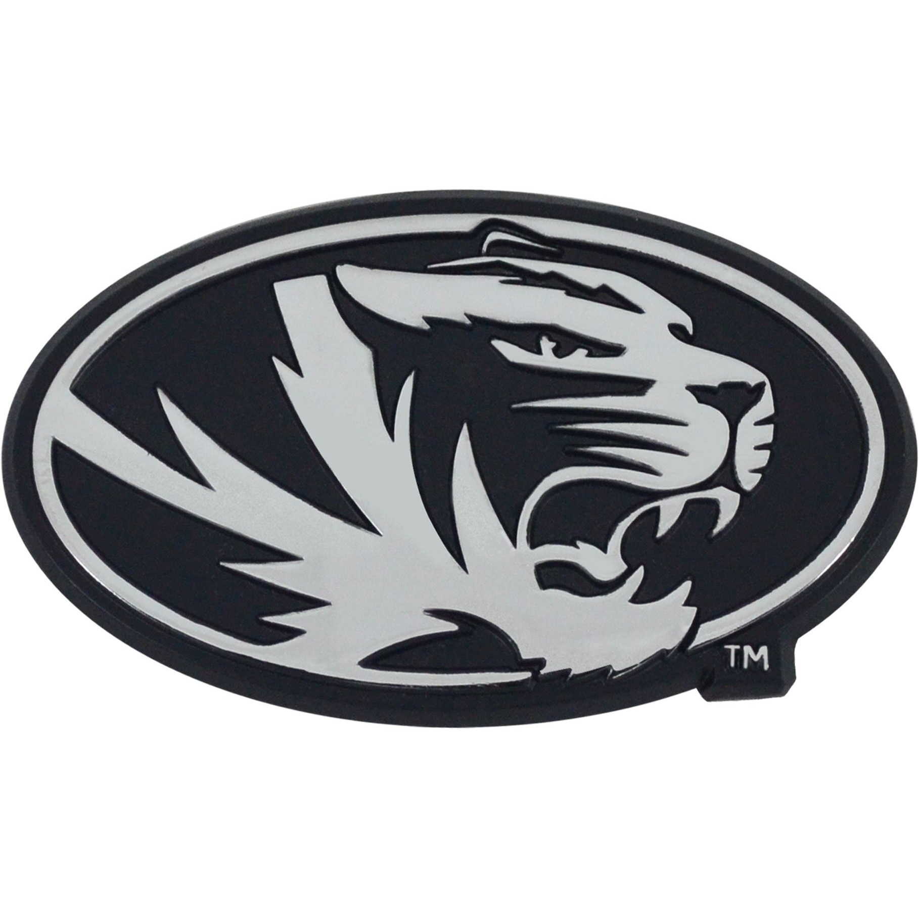 Missouri Tigers Auto Emblem Premium Metal Chrome