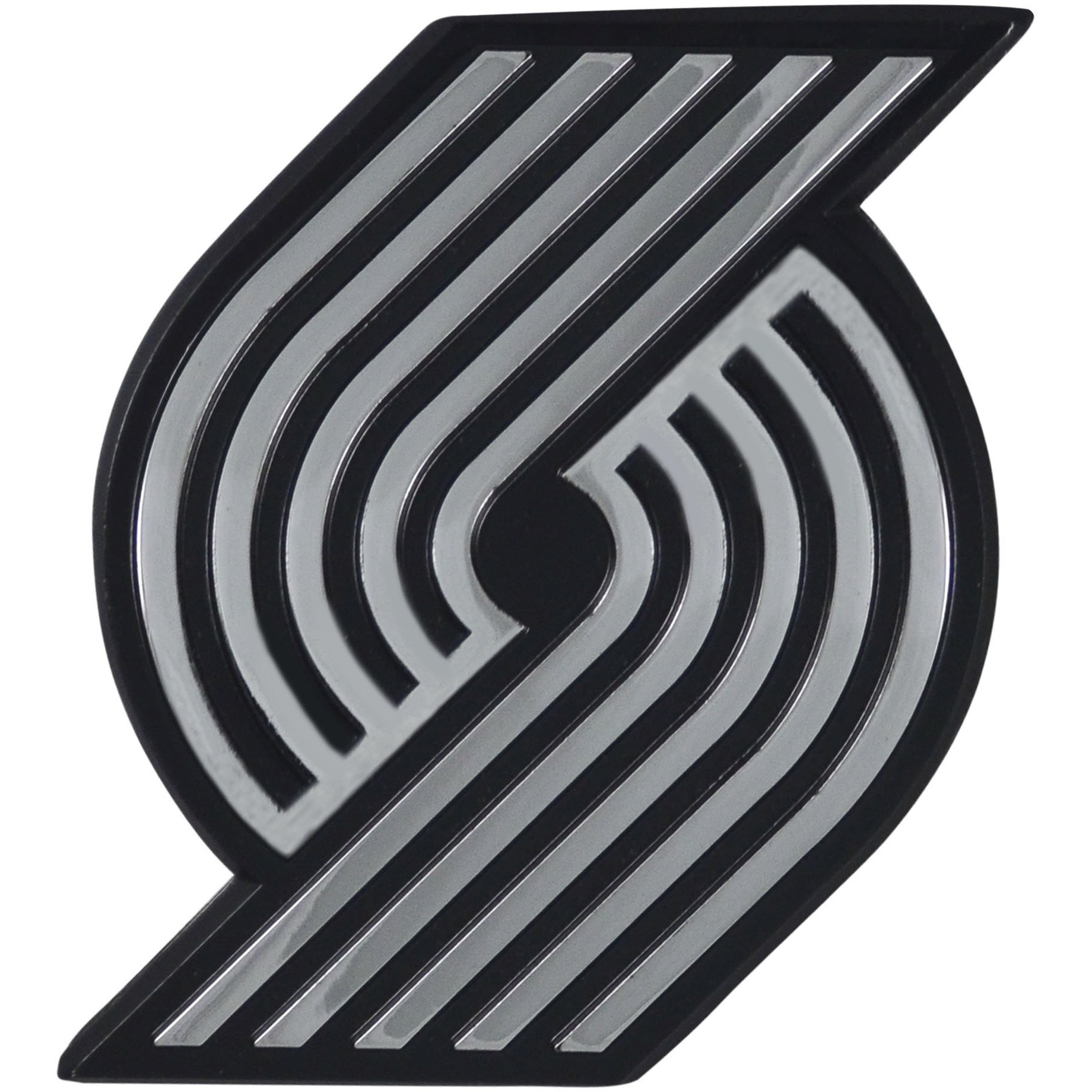 Portland Trail Blazers Auto Emblem Premium Metal Chrome - Special Order