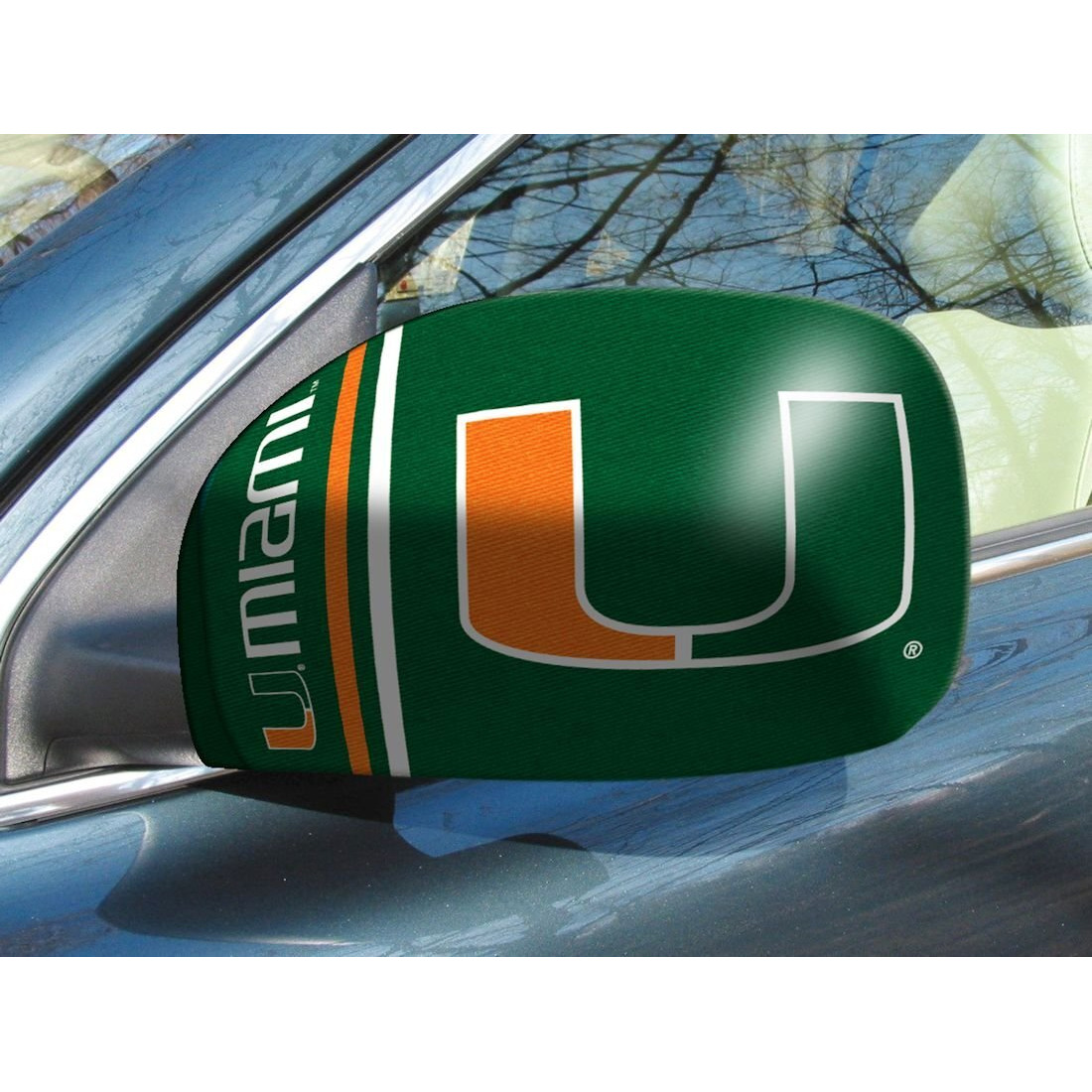 Miami Hurricanes Mirror Cover Small CO
