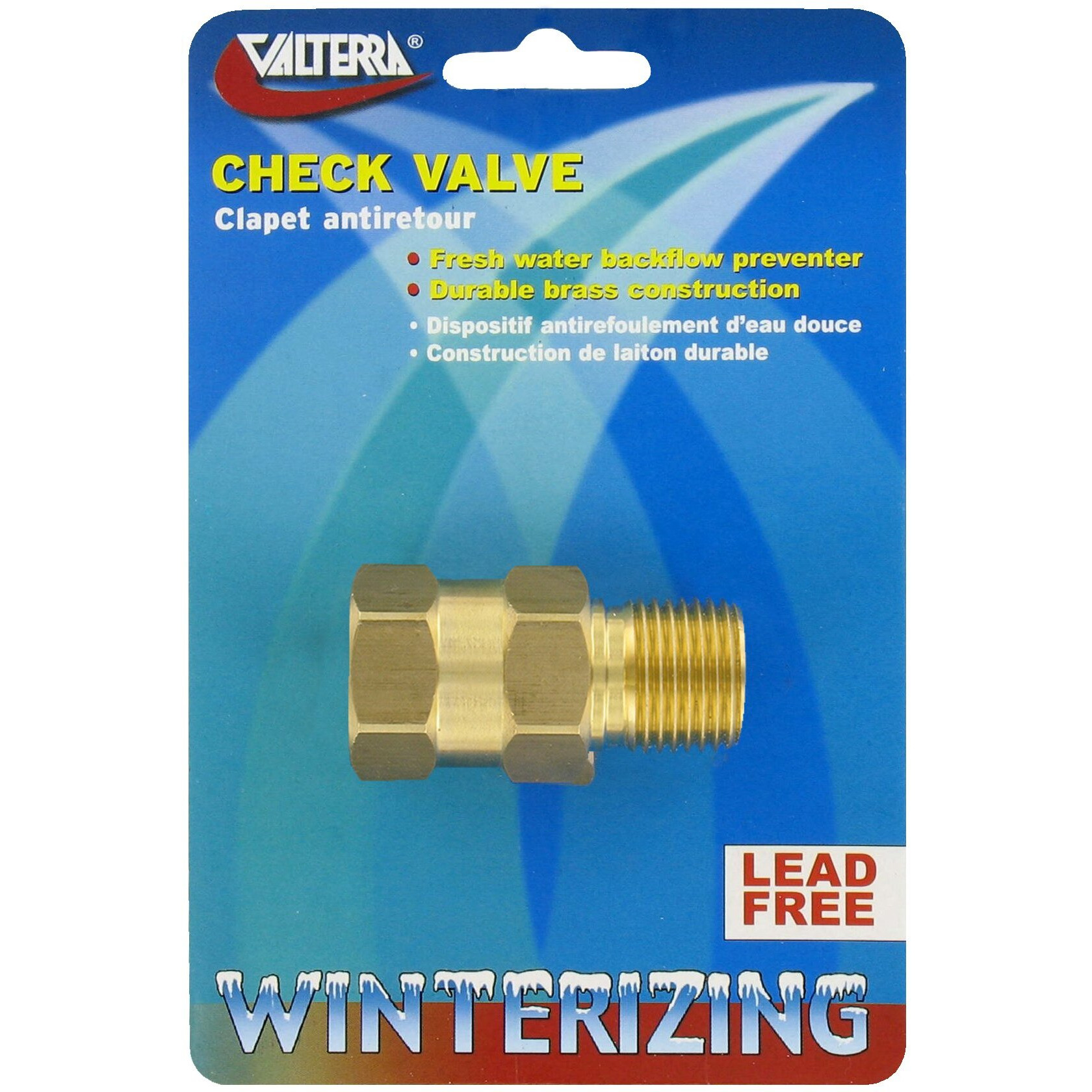 CHECK VALVE 1/2' BRASS MX