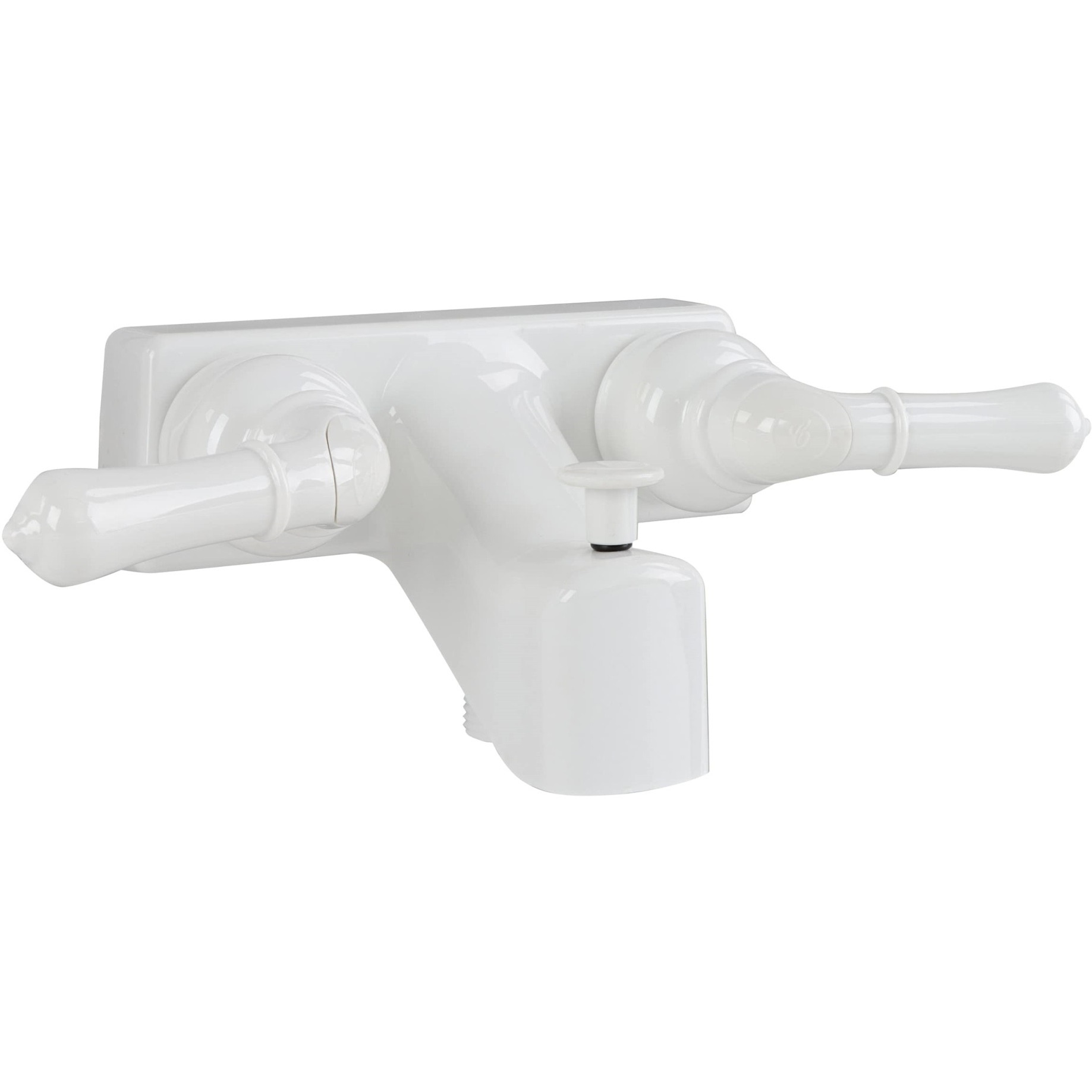 FAUCET 4" WHITE TUB/SHOWER
