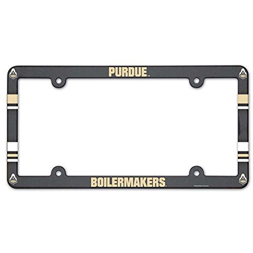Purdue Boilermakers Plastic Full Color License Plate Frame