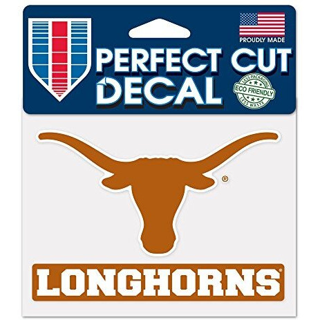Texas Longhorns Decal 4.5x5.75 Perfect Cut Color