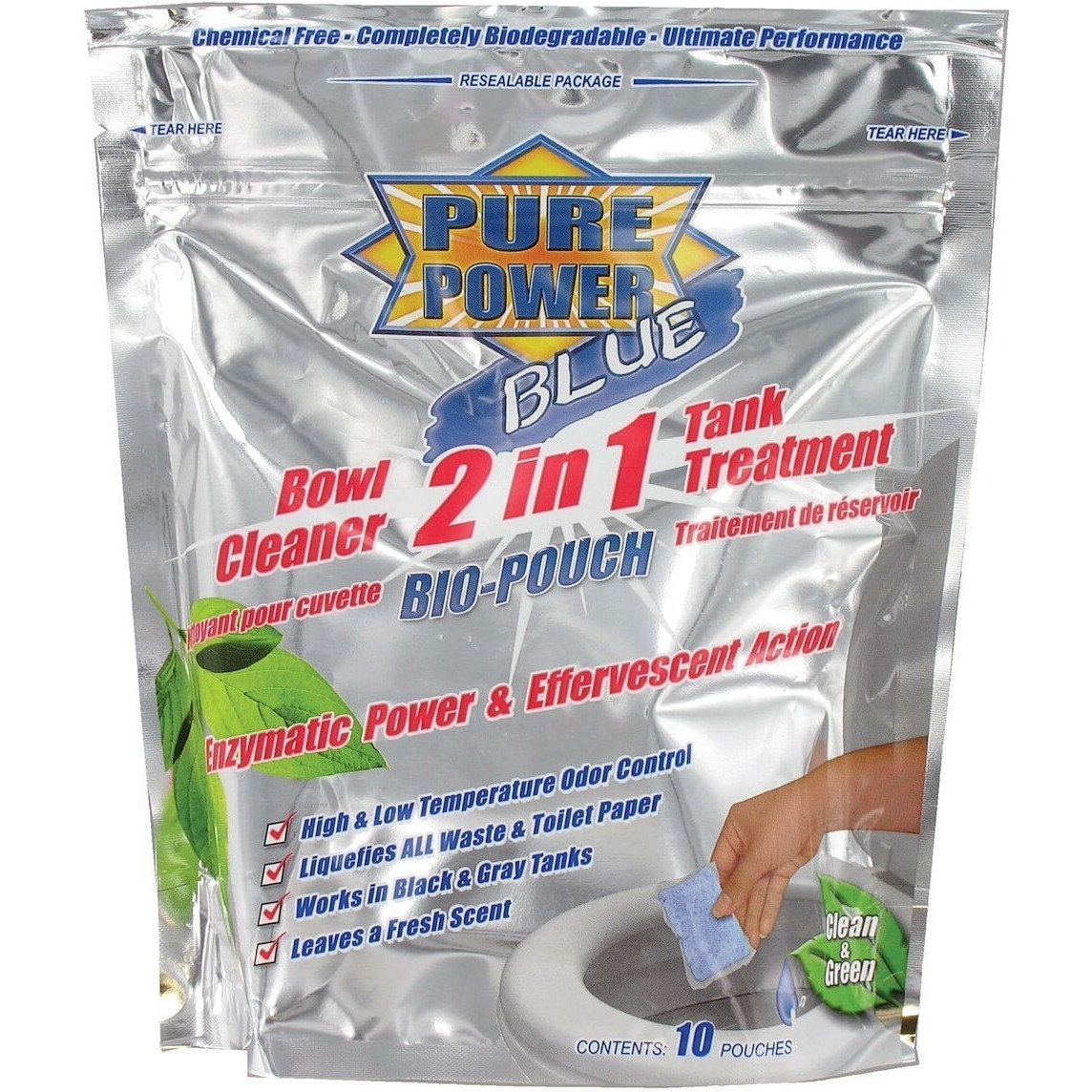 PP BLUE 2N1 DROP-INS 10PK