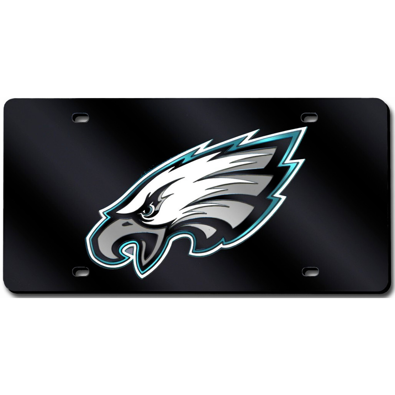Philadelphia Eagles License Plate Laser Cut Black