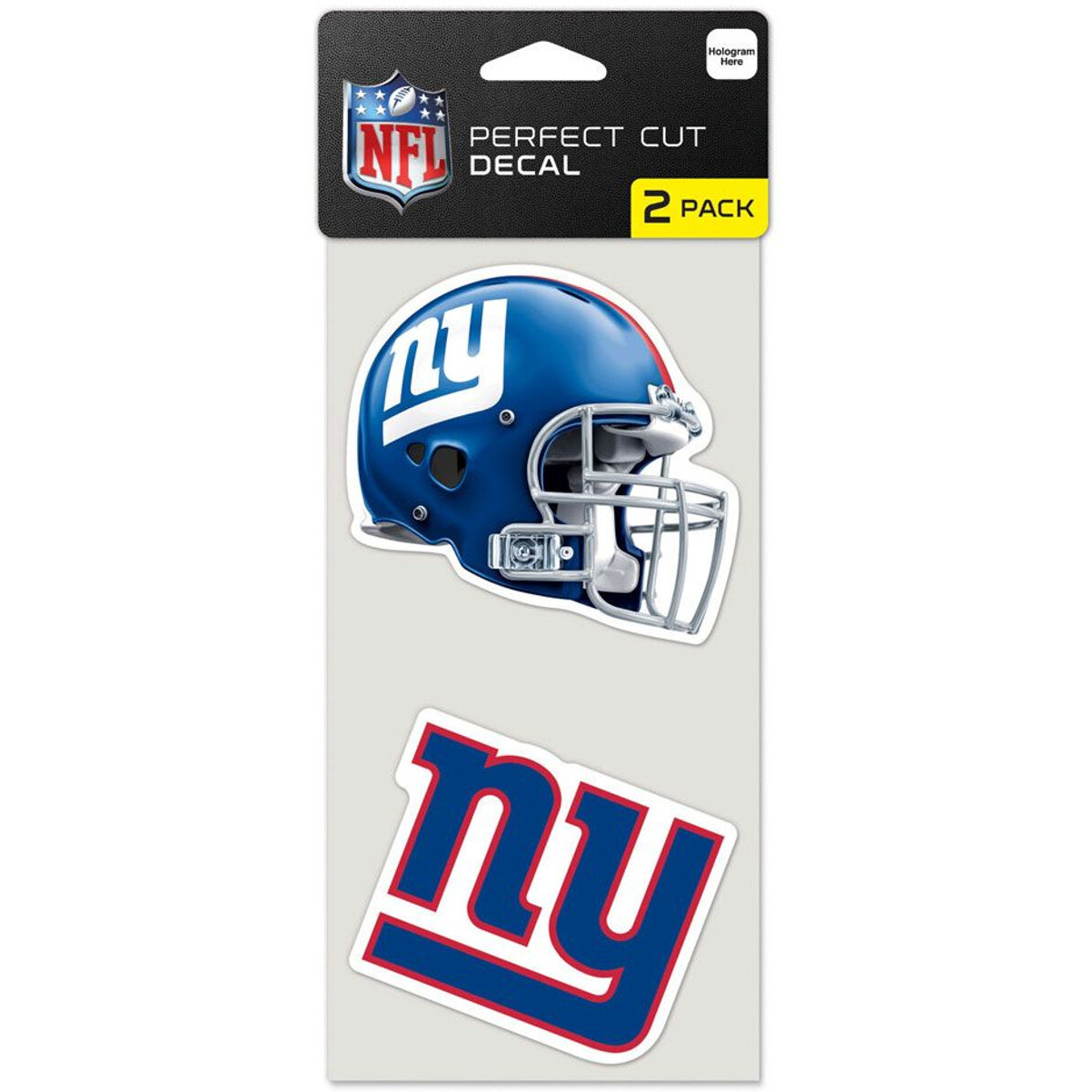 New York Giants Set of 2 Die Cut Decals