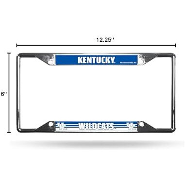 Kentucky Wildcats License Plate Frame Chrome EZ View