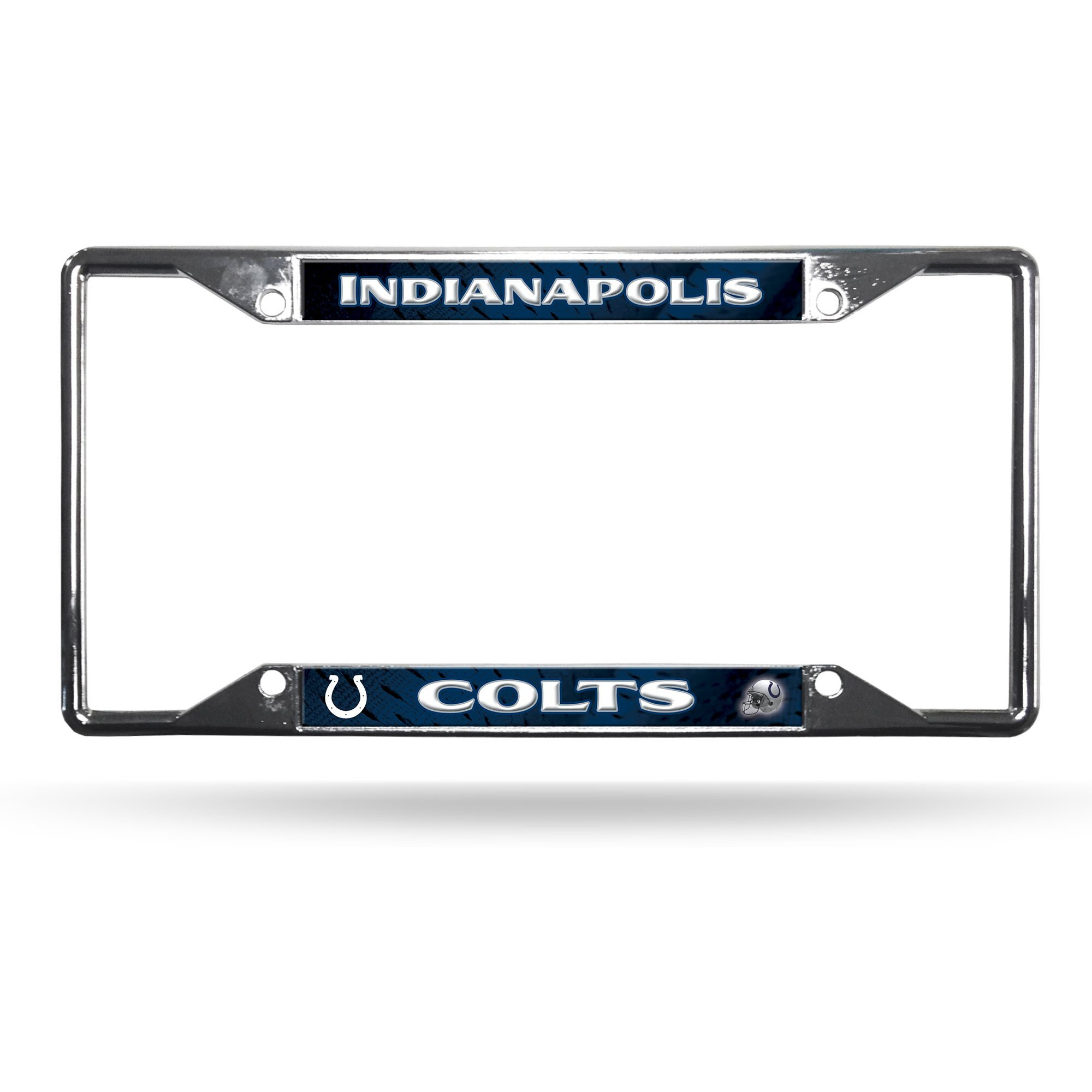 Indianapolis Colts License Plate Frame Chrome EZ View