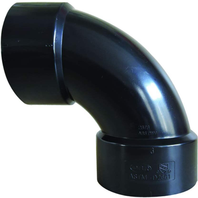 90 ELBOW 3' HUB DWV