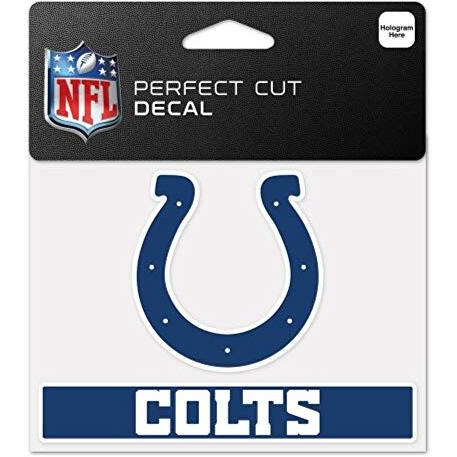 Indianapolis Colts Decal 4.5x5.75 Perfect Cut Color