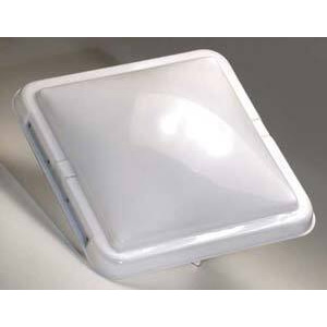 Ventline BV0554-01 Vent Cover 14" x 14" for Old Style Round Dome RV Roof Vents - White