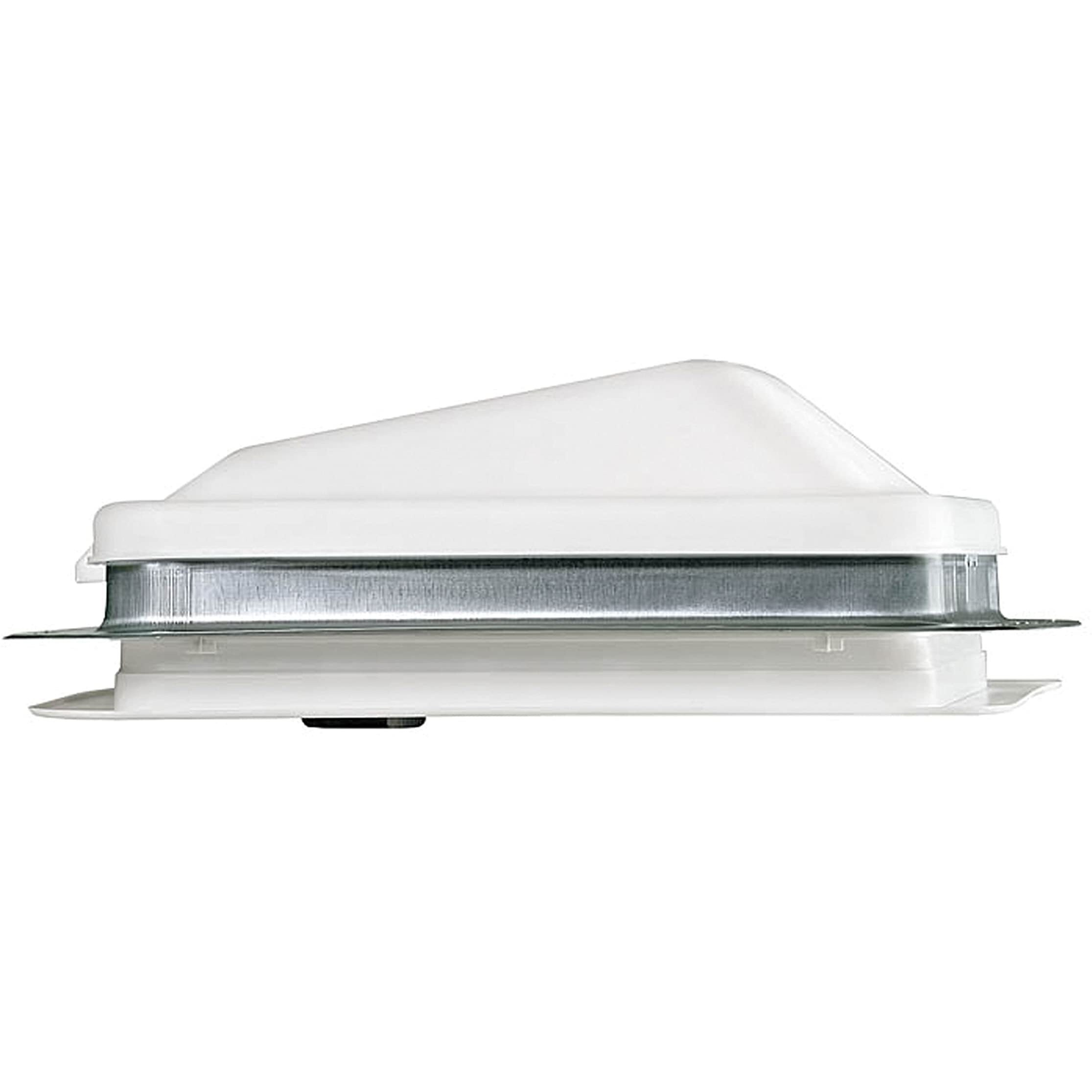 Ventline BV0554-01 Vent Cover 14" x 14" for Old Style Round Dome RV Roof Vents - White