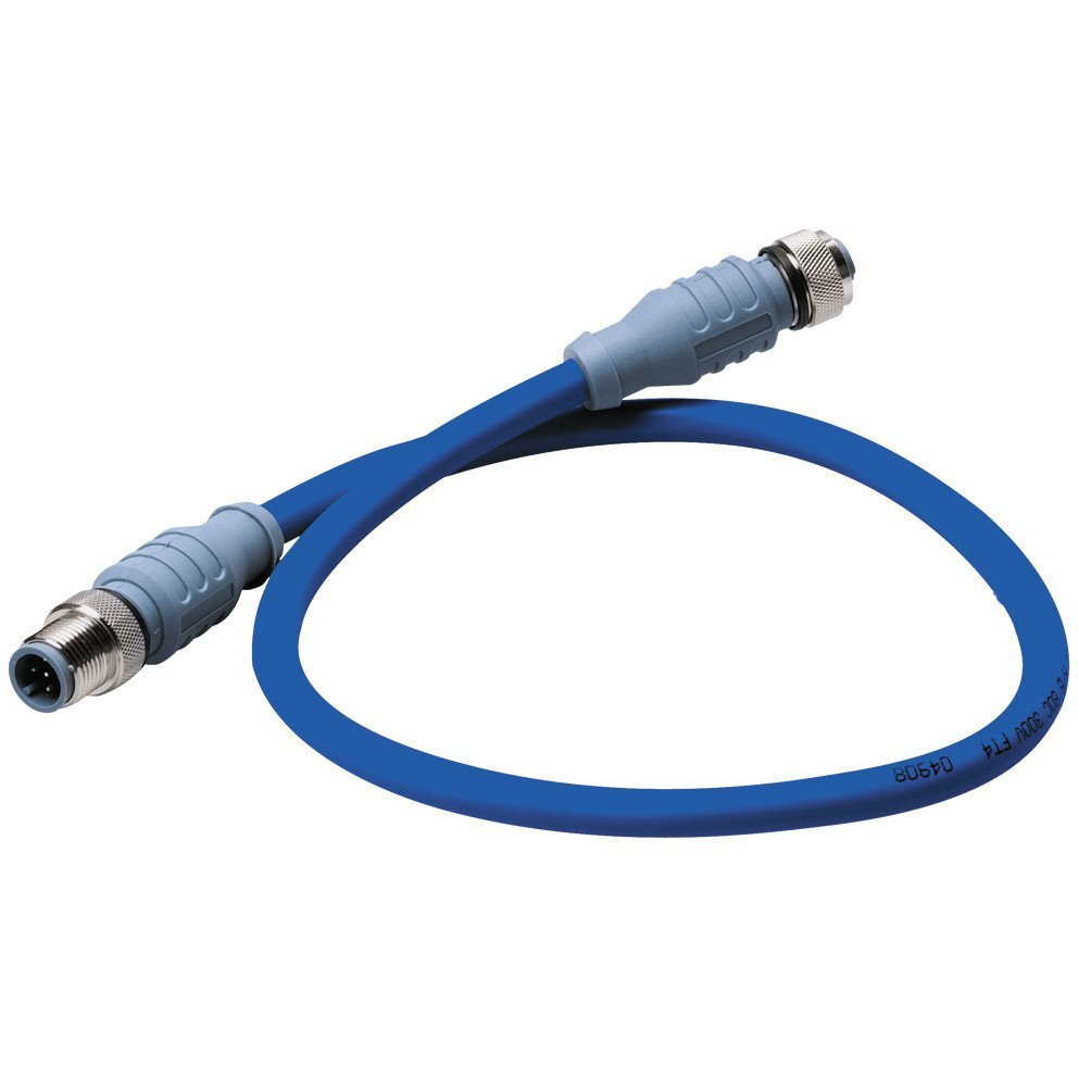 MID DOUBLE-ENDED CORDSET  6M  BLUE