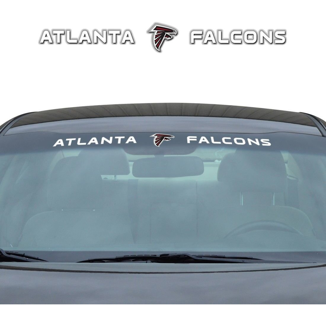 Atlanta Falcons Decal 35x4 Windshield