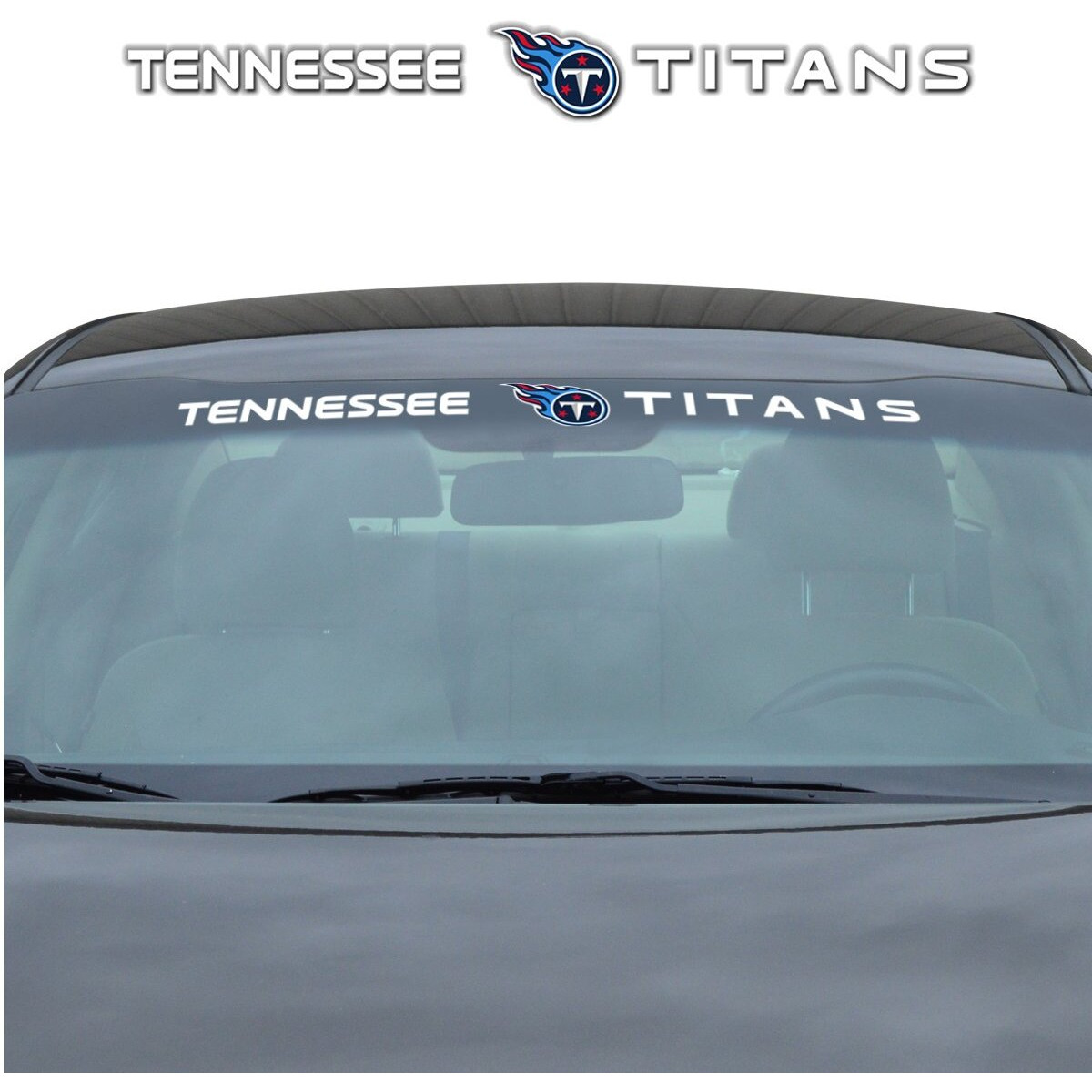 Tennessee Titans Decal 35x4 Windshield