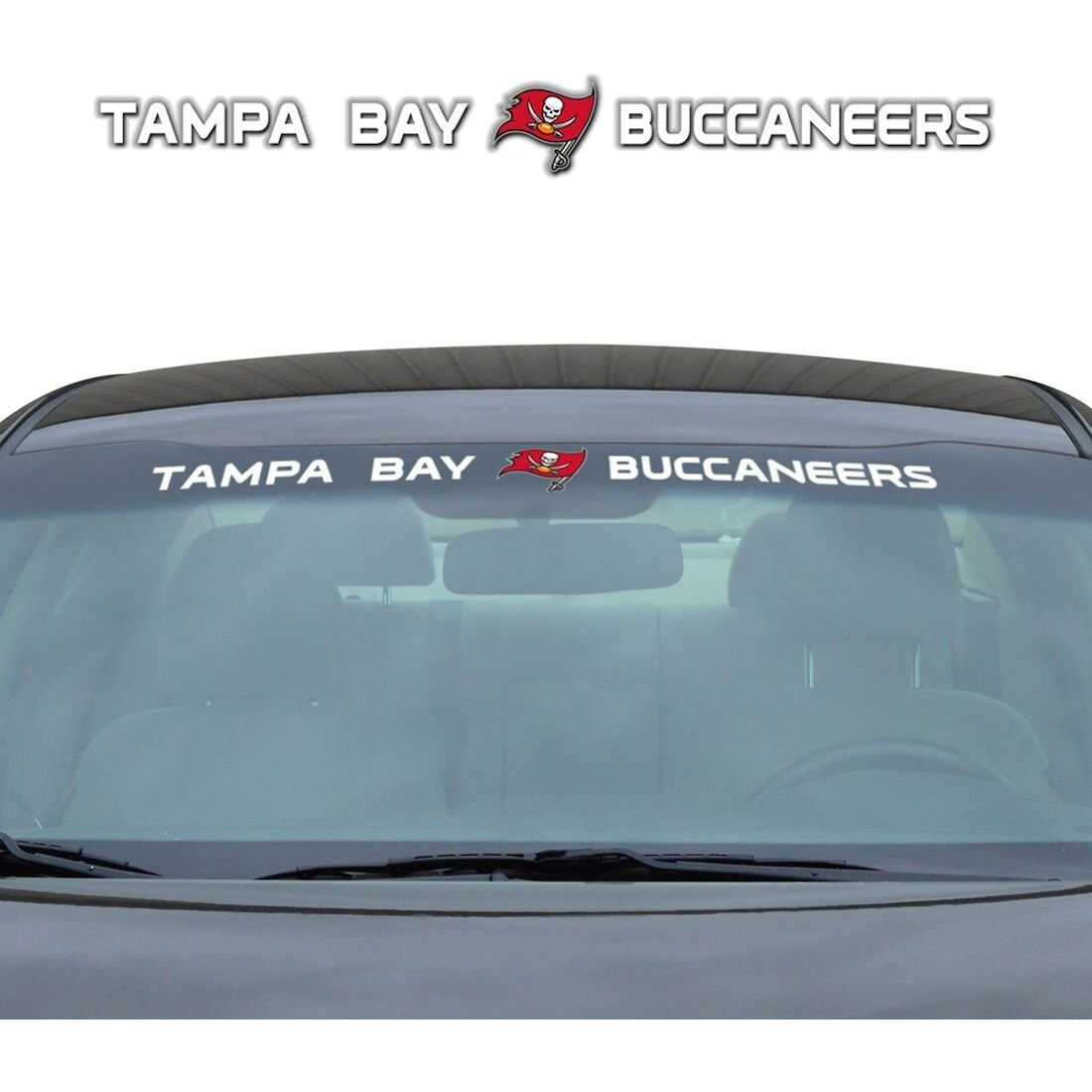 Tampa Bay Buccaneers Decal 35x4 Windshield