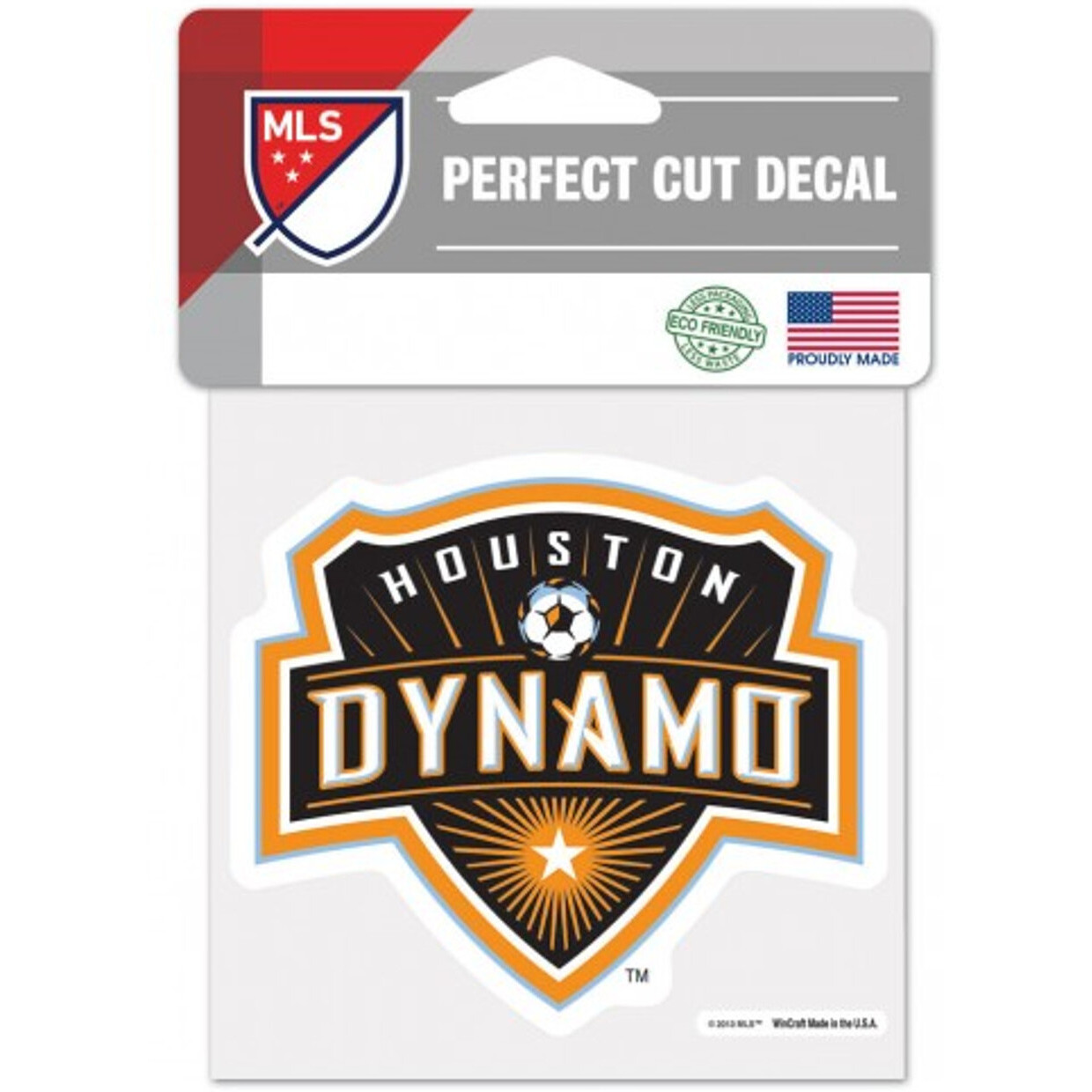 Houston Dynamo Decal 4x4 Perfect Cut Color